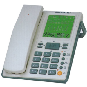 TEL WIRELESS MicroTel MCT-2009SID Phone with Dual Caller ID, 60-Group Memory, Calculator