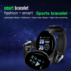 D18 Fitness Bracelet Smart Band with Heart Rate, Blood Pressure, Sleep, and Activity Tracking