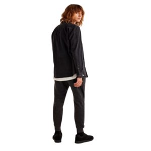 Charcoal Cotton Slim Fit Basic Trousers for Men BKBZ, Machine Washable