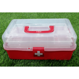 3 Layers Plastic Medicine Box with Compartments, Moisture and Insect Proof Organizer