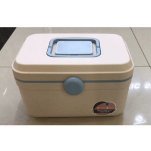 High Quality Matt Finish Medicine Box with Dual Layer Storage and Safety Buckle