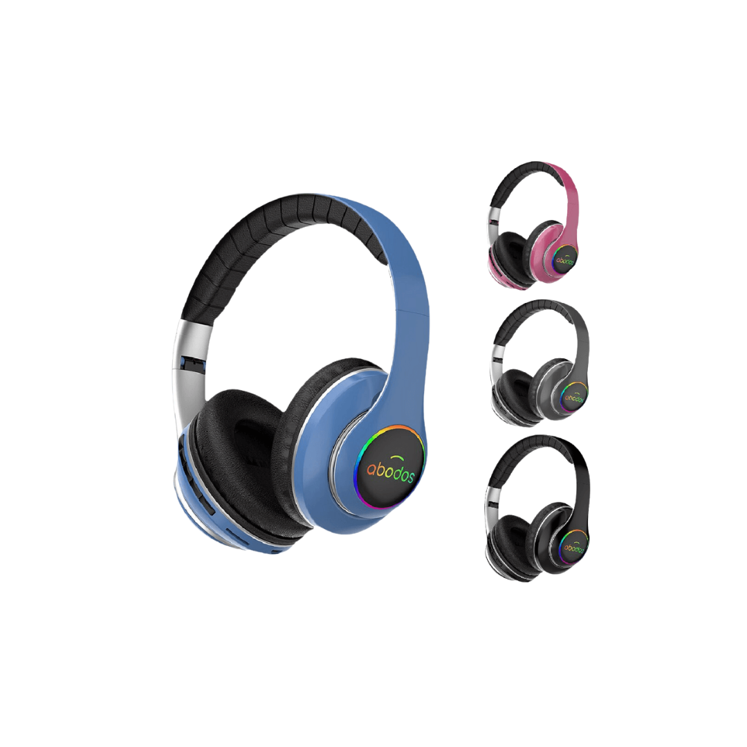 AS-WH03 Foldable Bluetooth Wireless Headset with 20hr Playtime, 6 EQ Modes, HD Mic