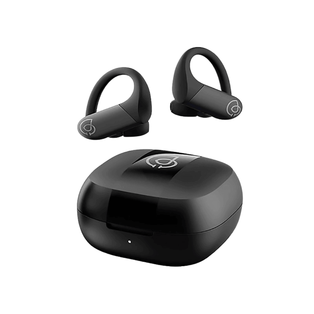 Haylou T17 Wireless Earbuds Black with Anti-slip Earhooks, BT 5.0, Noise Cancelling, 30H Battery