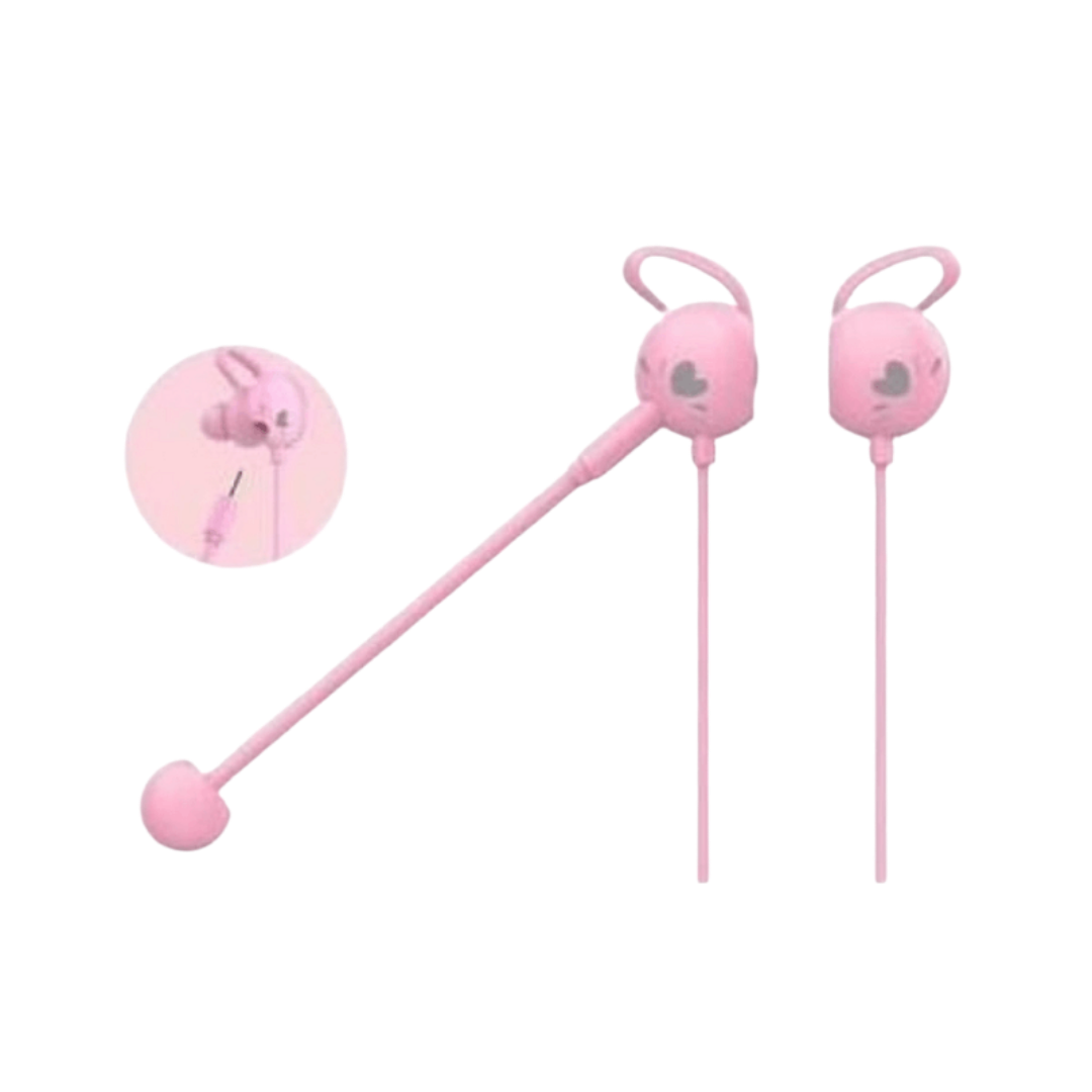YESPLUS GM-105 Wired In-Ear Headphones with Deep Bass and Comfortable Silicone Earmuffs for Gaming and Music