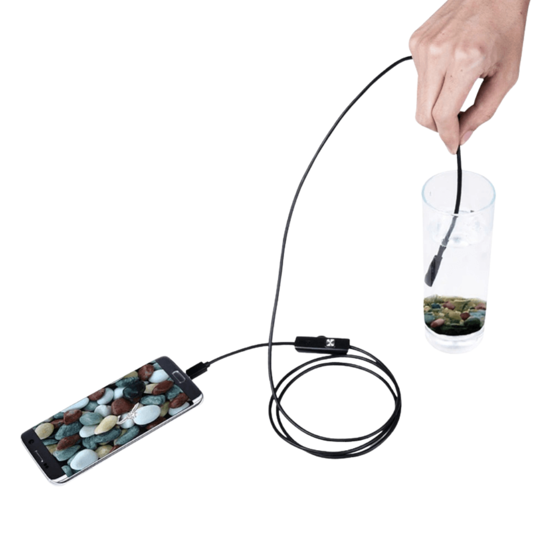7mm HD Endoscope Camera with LED Light for Inspection and Recording