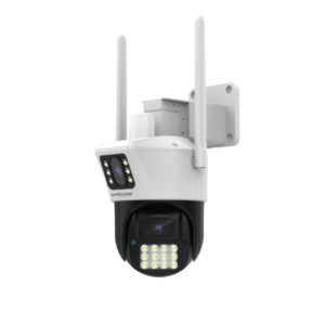 3MP Dual Lens PTZ Camera with Wi-Fi, Remote Control, and Smart Features