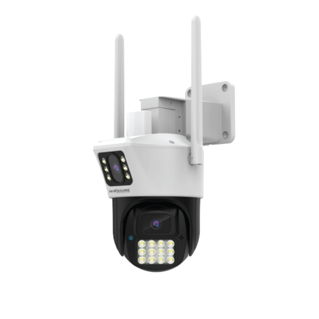 3MP Dual Lens PTZ Camera with Wi-Fi, Remote Control, and Smart Features