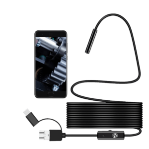 3 in 1 Type-C Android Endoscope Camera with 6 LEDs, HD Mini Inspection Tool