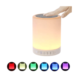 Smart Touch Wireless Bluetooth Speaker with Night Light and Color Modes