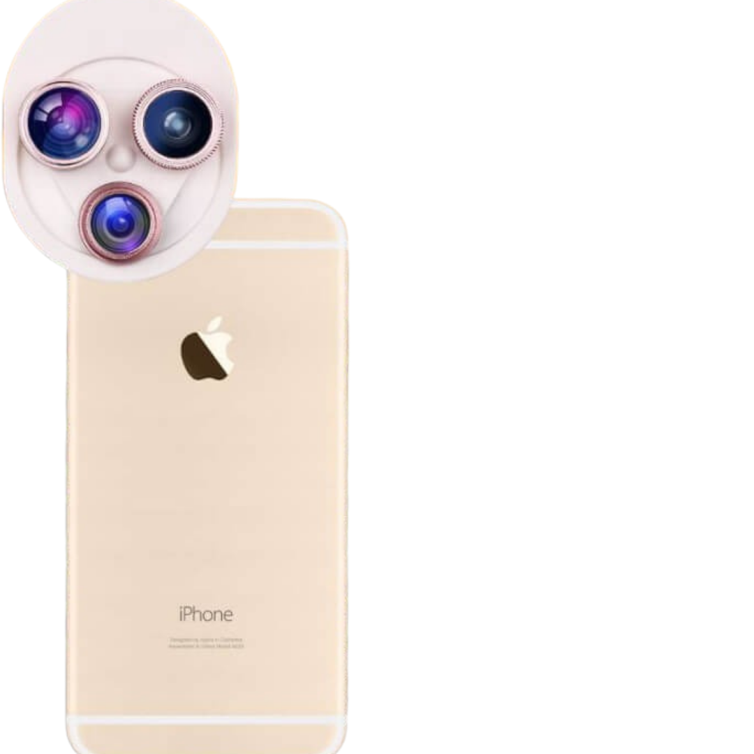 Universal 4-in-1 Mobile Phone Camera Lens Kit with Fisheye, Wide Angle, Macro, and CPL Lens