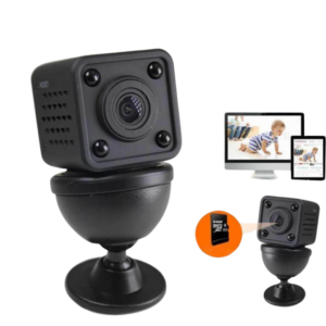 1080P Ultra Mini WiFi Camera with Battery, Magnetic Bracket, Night Vision, 150? View Angle