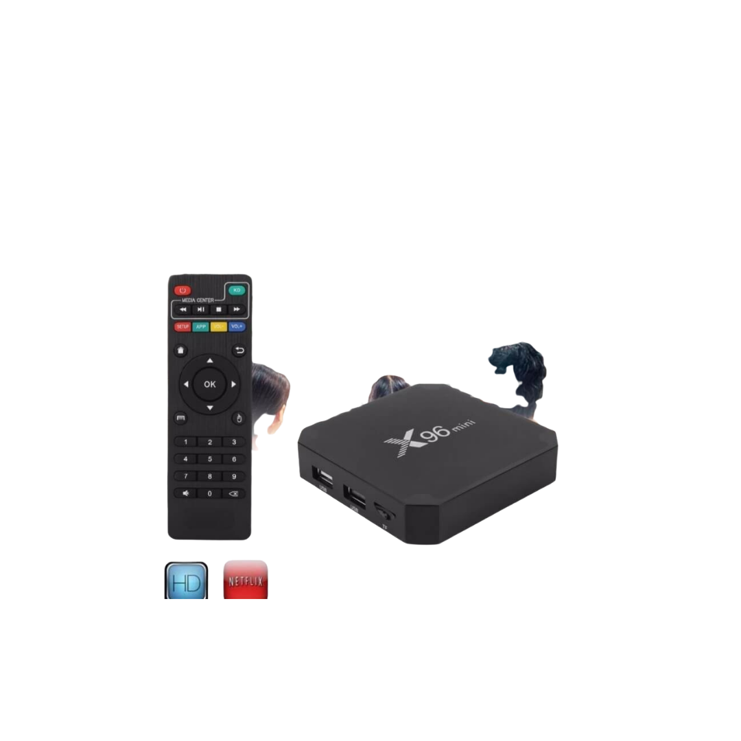 X96 Mini Smart Android TV Box with 2GB RAM, 16GB Storage, HDMI, USB, Screen Mirroring