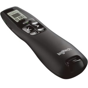 Logitech Laser Presenter Remote with LCD Display, Green Laser, 100-Foot Range