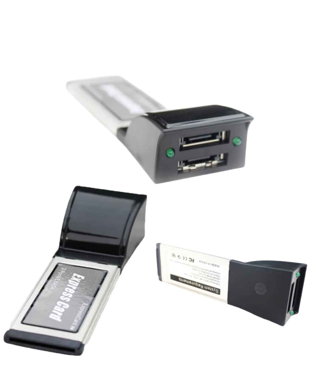 Laptop Express E Sata Card with 7.1 Surround Sound, USB 2.0, Hot-Swap Support