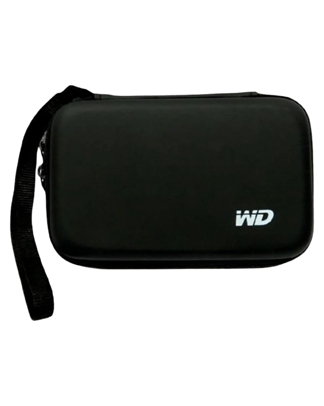 WD Hard Drive Pouch - Durable Black Case for Portable HDDs and Accessories
