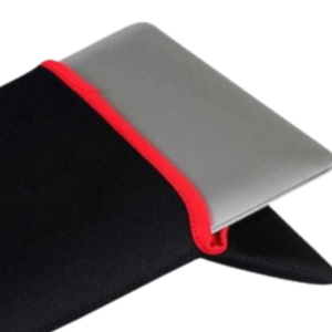 Laptop Side Sleeve 15 & 17 Inch Black, Durable Tarpaulin with Soft Lining