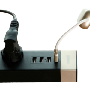 REMAX Ming Series Power Socket with 3 Sockets, 4 USB Ports, 1.8m Cable, Child Safety