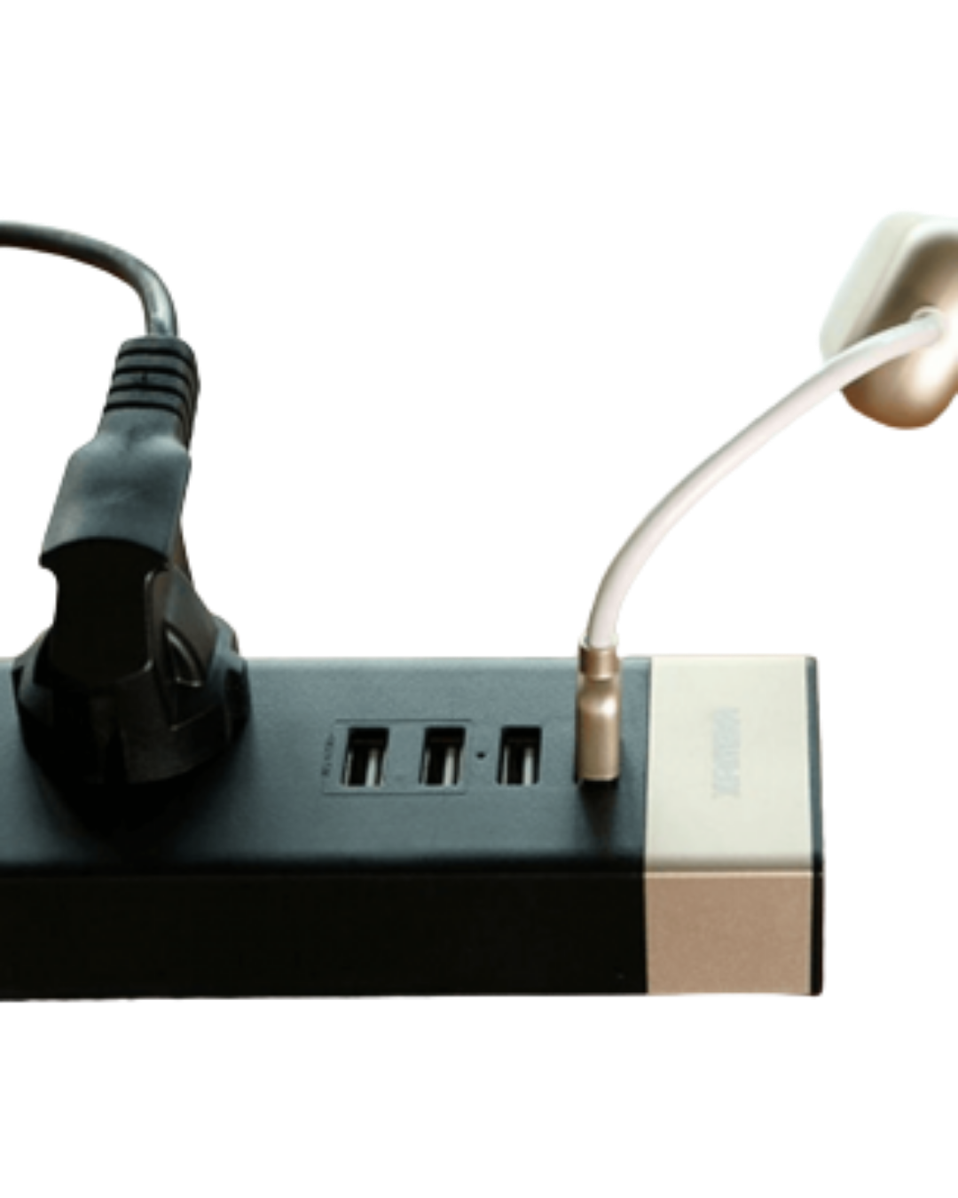 REMAX Ming Series Power Socket with 3 Sockets, 4 USB Ports, 1.8m Cable, Child Safety