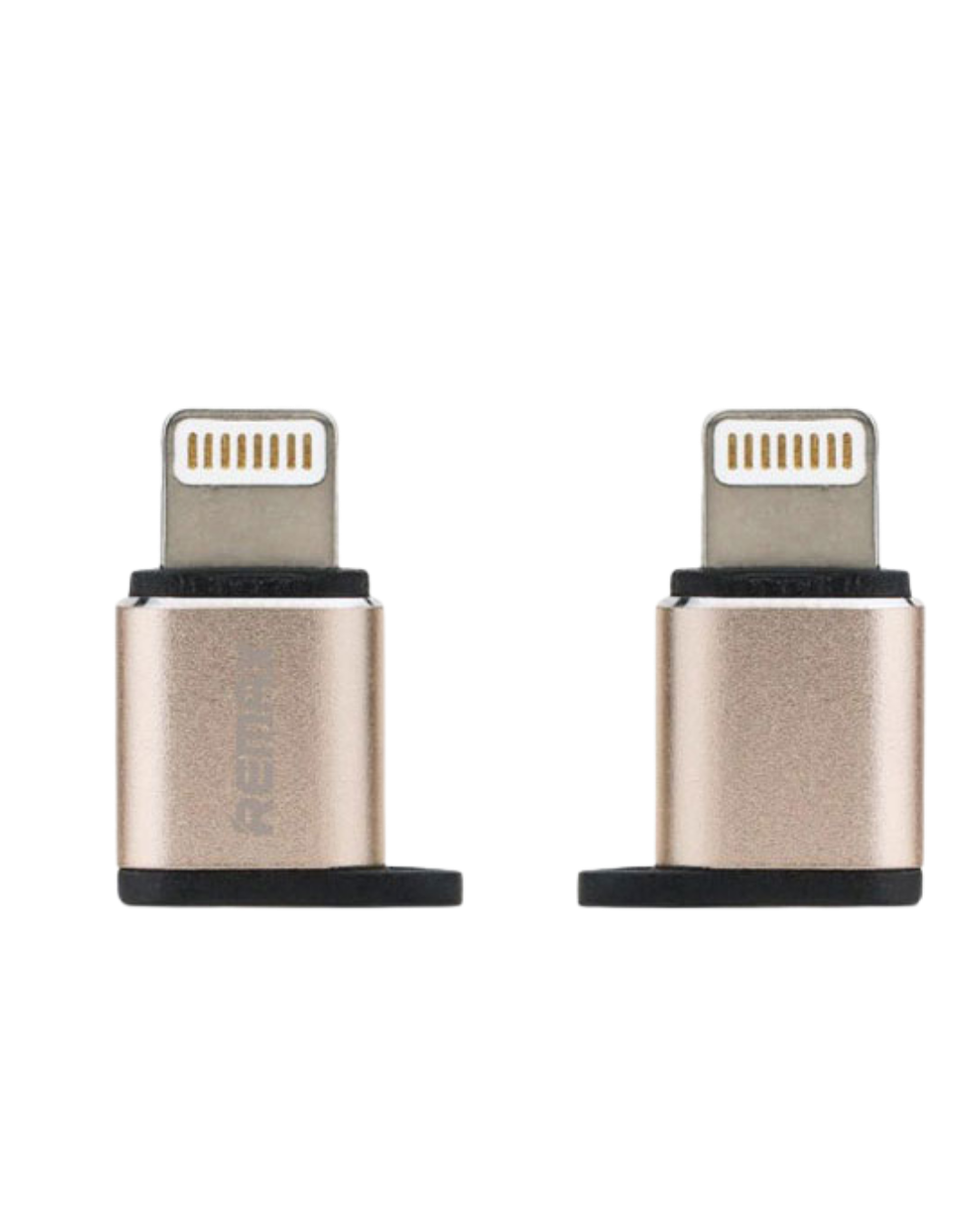 Remax Micro USB to Lightning Converter for iPhone, iPad, iPod, Gold & Silver