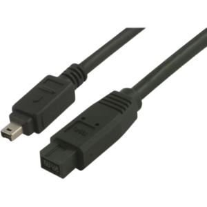 FireWire Cable 4-Pin to 6-Pin High-Speed Data Transfer for PC and Mac