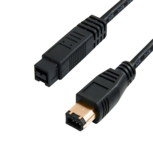 6-Pin to 8-Pin FireWire Cable for Data Transfer up to 400 Mbps