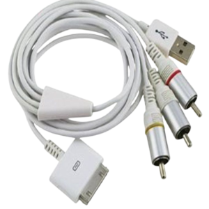 iPad 3 to AV Cable for Charging and Syncing Apple Devices