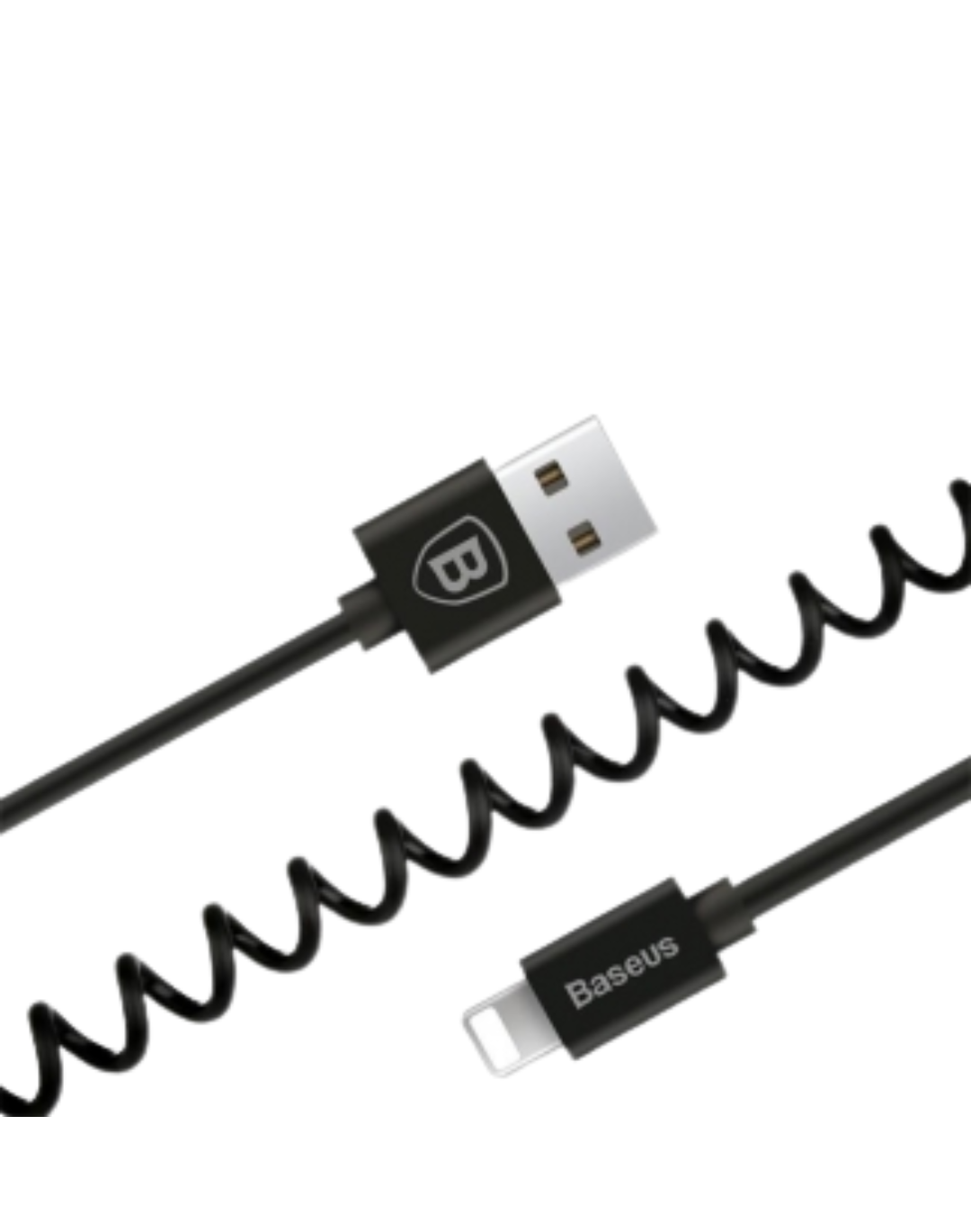 Baseus Flexible Elastic Stretch 8pin USB Data Sync Charging Cable for iPhone