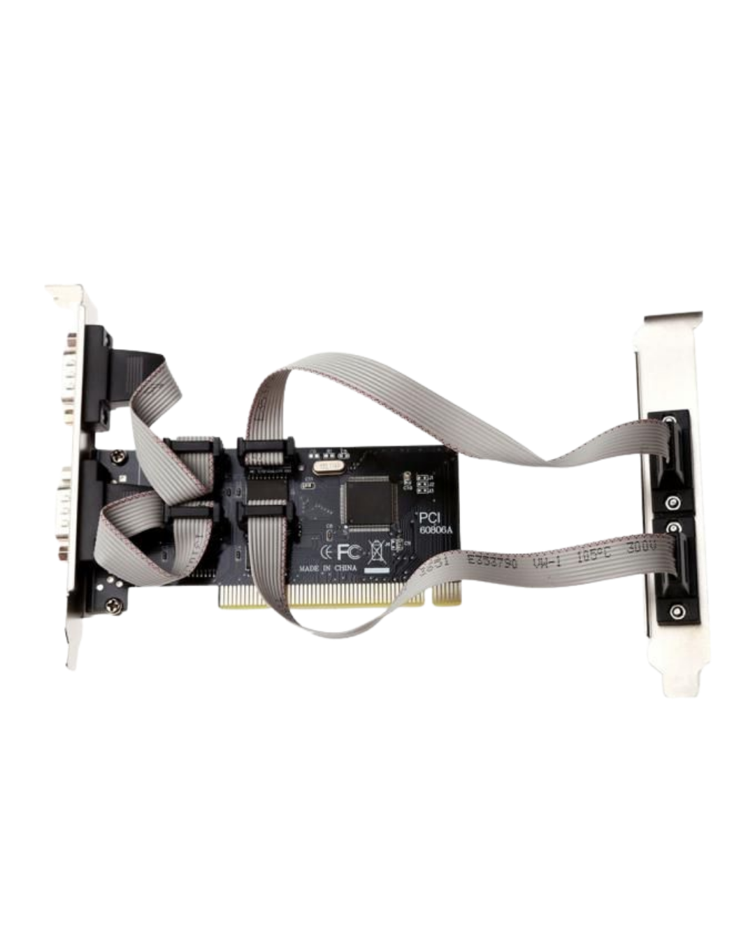PCI RS232 4-Port PCIe Serial Adapter, Multi-OS Compatible, Plug and Play