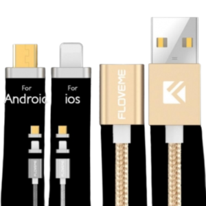 Magnetic Charger Cable For Iphone-Android 2 IN 1
