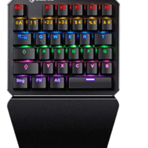 SADES TS 35 RGB One-Handed Gaming Keyboard with Ergonomic Design