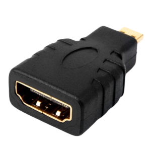Micro HDMI Female to HDMI Male Adapter for TVs and Cameras