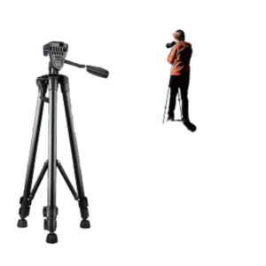 DK 260 Tripod Stand with Bluetooth Remote Shutter and Phone Holder Clip