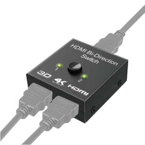 HDMI Bi-Direction Dual Function Switch and Splitter 4K 60Hz HDMI 2.0 Plug and Play