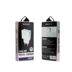 Wewo W004 Dual USB 2.4A Travel Charger with Qualcomm Quick Charge and Safety Features