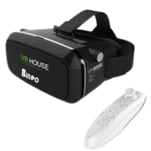 V300 Adjustable 3D VR Glasses with Remote for Smartphones 3.5-6 Inch