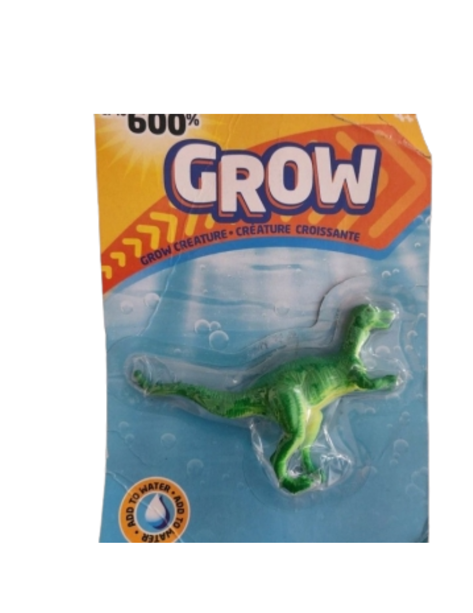 Water Growing Dinosaur - Grow 600% Larger with Superabsorbent Polymer