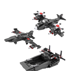 3 In 1 Vehicles, Aircraft, Jet Boat Building Blocks Toy for Child Development