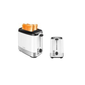 Decakila KETS002W Toaster with 2 Slots and 7 Browning Settings