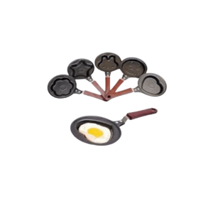 Mini Frying Pan 12cm Non-Stick Aluminum Alloy with Heat Resistant Handle