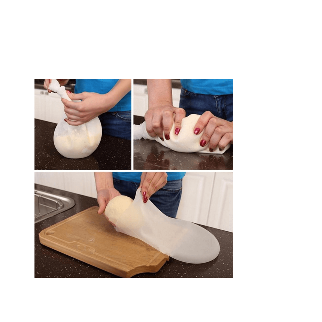 Silicone Pizza Dough Maker Bag for Kneading Bread, Cake, Pastry, and Tortilla Dough