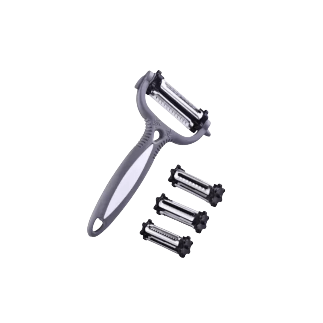 3 in 1 Roto Peeler with 3 Interchangeable Blades for Fruits and Vegetables
