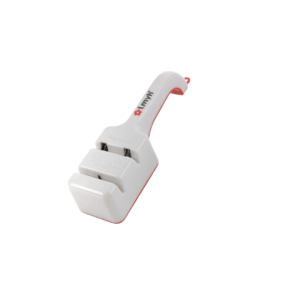 Dual Slot Knife Sharpener with Non-Slip Handle and ABS Material for Quick Sharpening