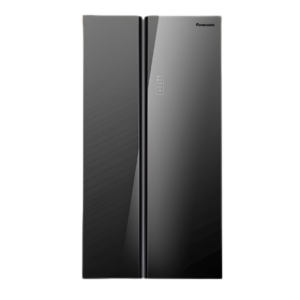 Panasonic 25 CFT Side by Side Refrigerator BS701GKAS with Mirror Glass Doors and Multi Airflow Cooling